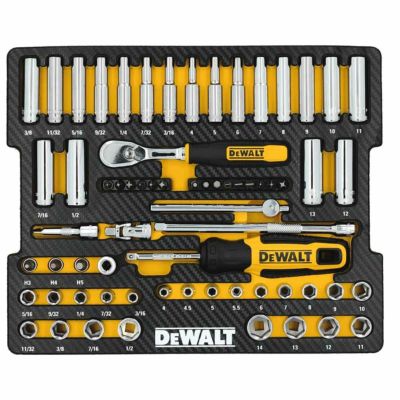 DEWALT 66PC 1/4DR メカニックツールセット DWMT45437 | WORLD IMPORT TOOLS