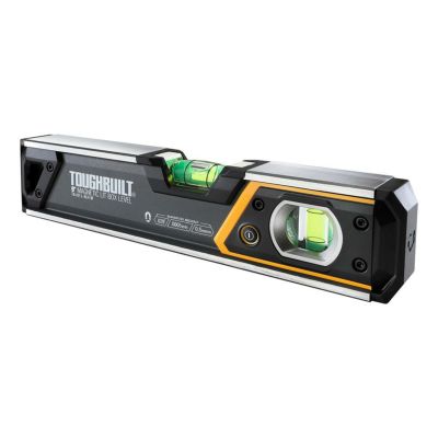TOUGHBUILT 9in LEDマグネット水平器 TB-H2-L-9LH-M
