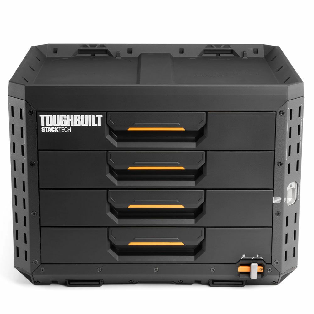 TOUGHBUILT STACK TECH 4段ドロワーボックス (サイドロック) TB-B1-D